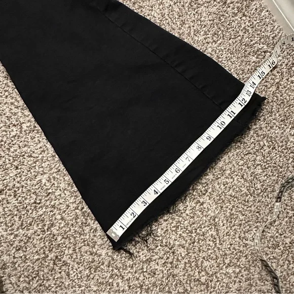 We the‎ Free People Just Float On Flare Denim Jeans Black Boho Wide Leg, Size 31 - Picture 11 of 13